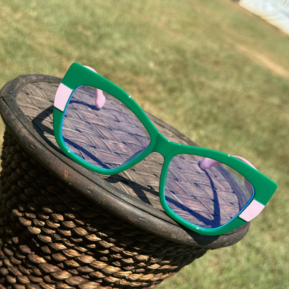Green and Pink Kids Sunglasses